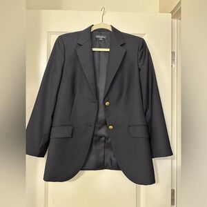 Navy wool brooks brothers blazer